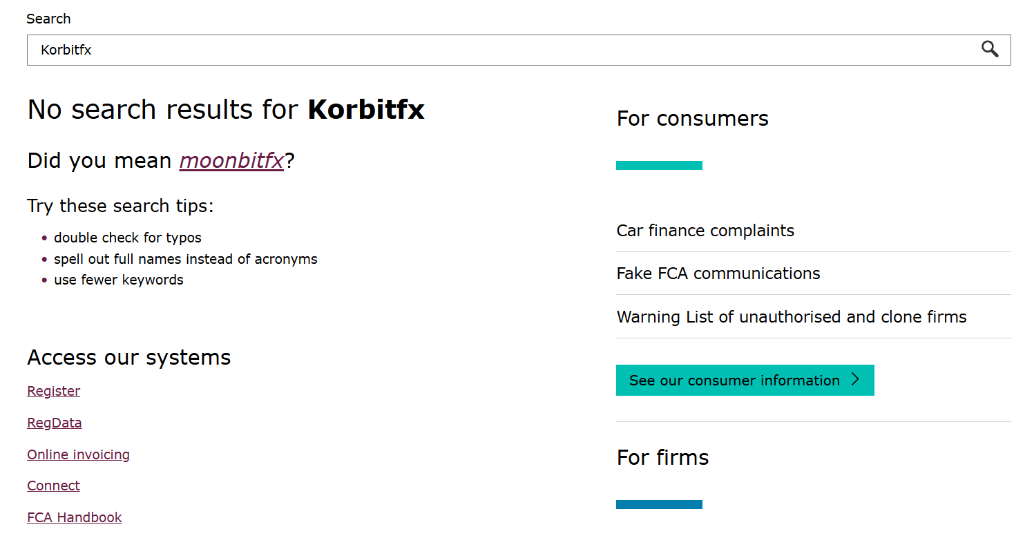 🚨 Korbitfx отзывы — обзор брокера с признаками скама | One Consult, Фото № 2 - 1-consult.net