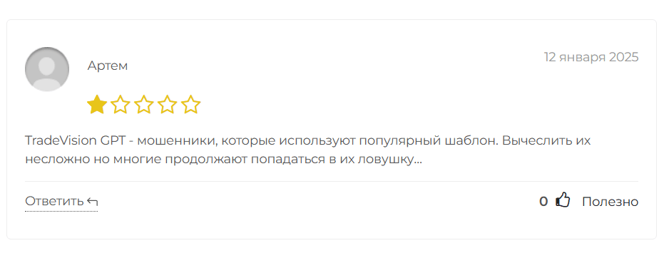 отзыв о TradeVision GPT