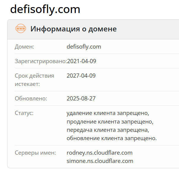домен Defisofly