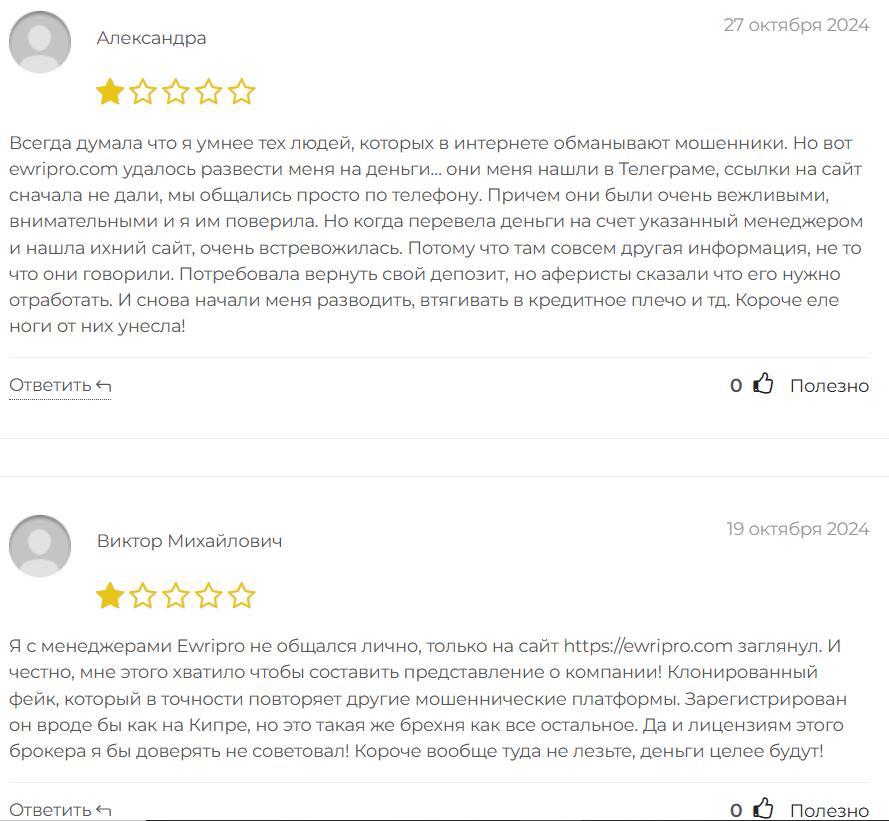Ewripro отзывы