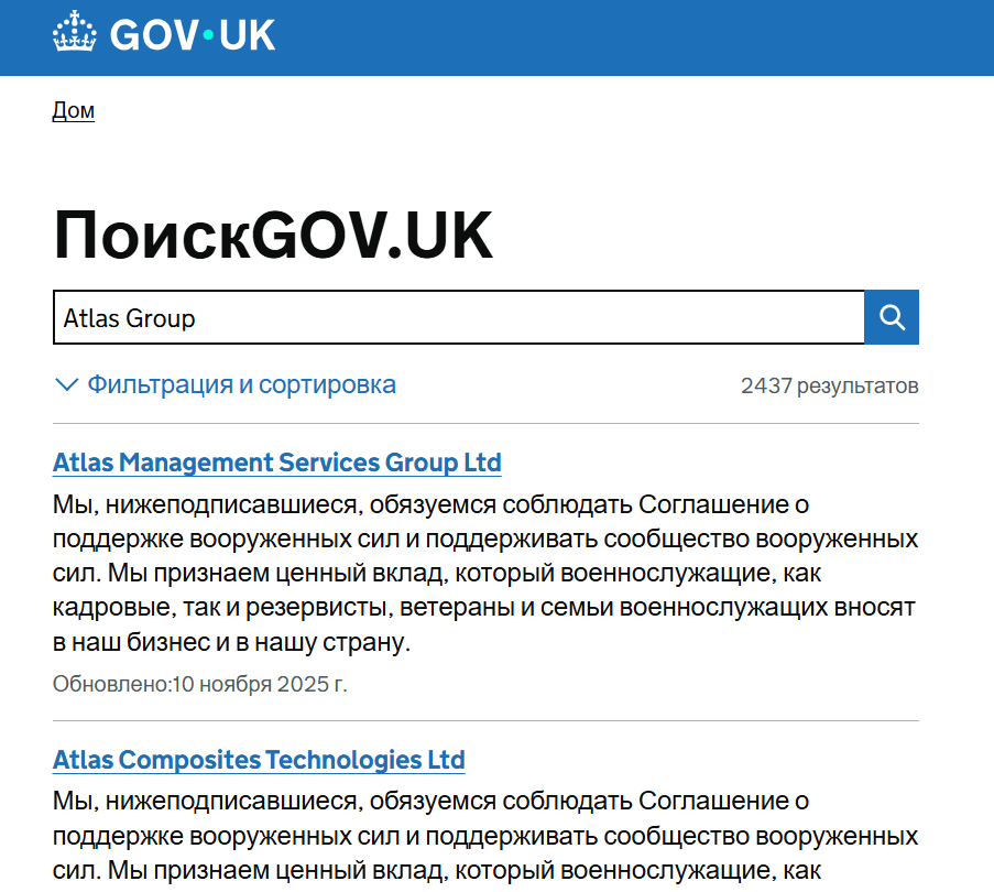 что известно? Atlas Group