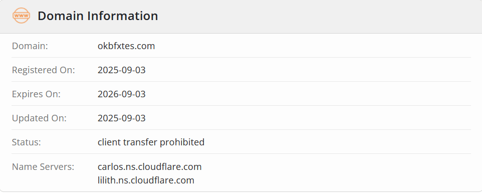 OKB FX — обзор брокера и отзывы о трейдинге, Фото № 3 OKB FX домен