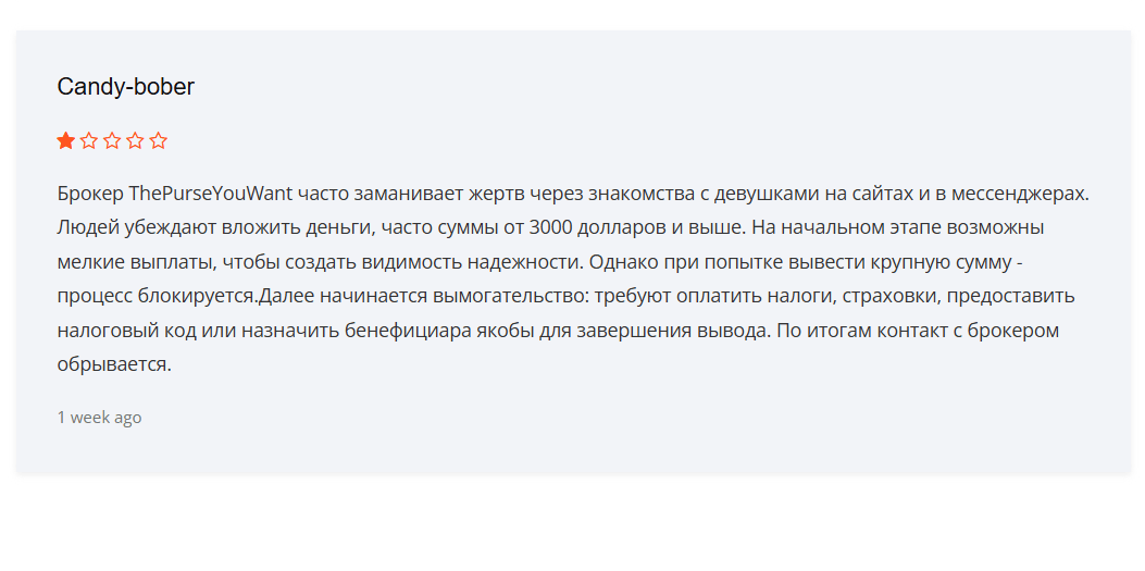 отзыв клиента ThePurseYouWant