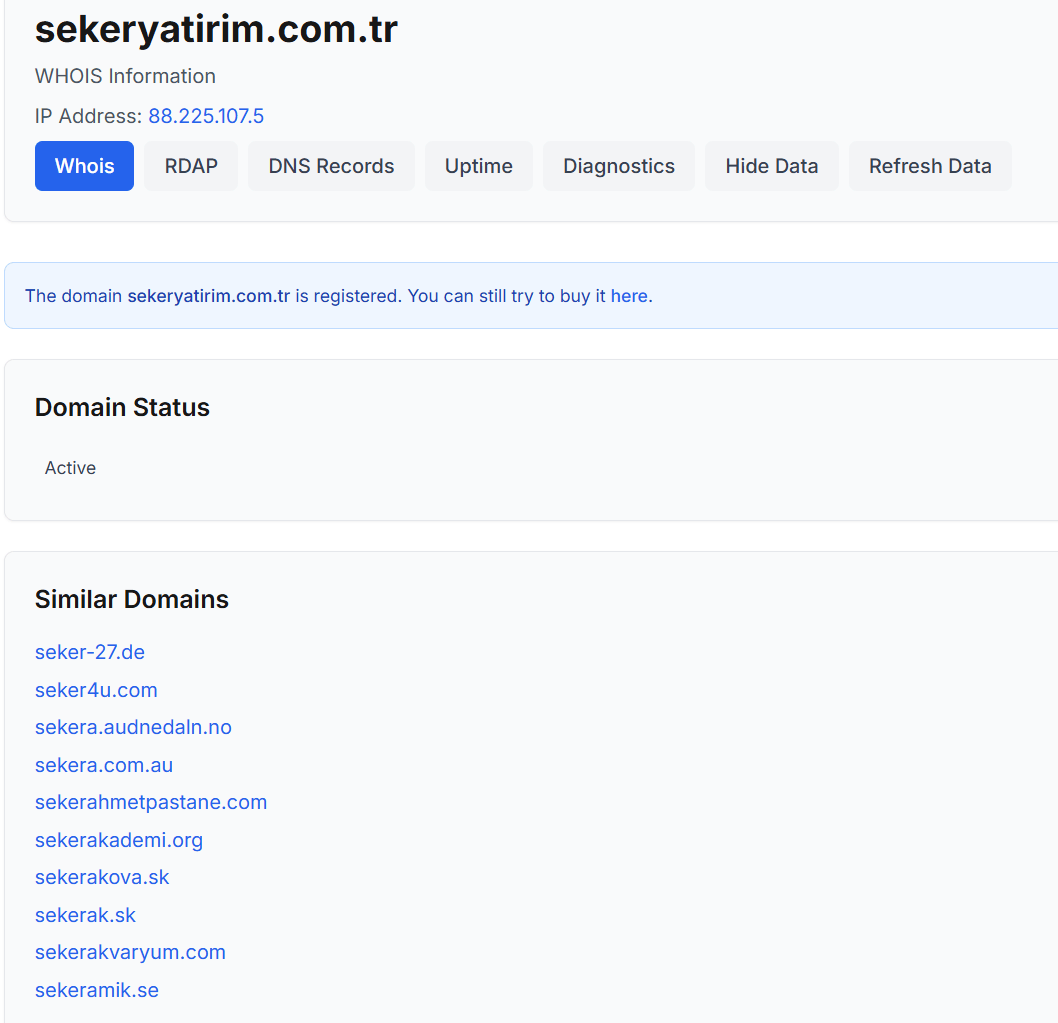 информация о Şeker Yatırım Menkul Değerler A.Ş.
