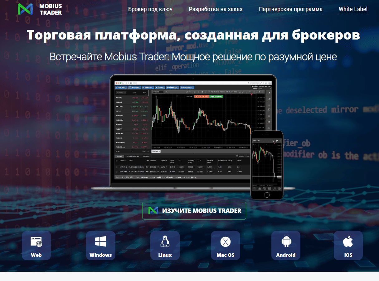 обзор на Mobius Trader