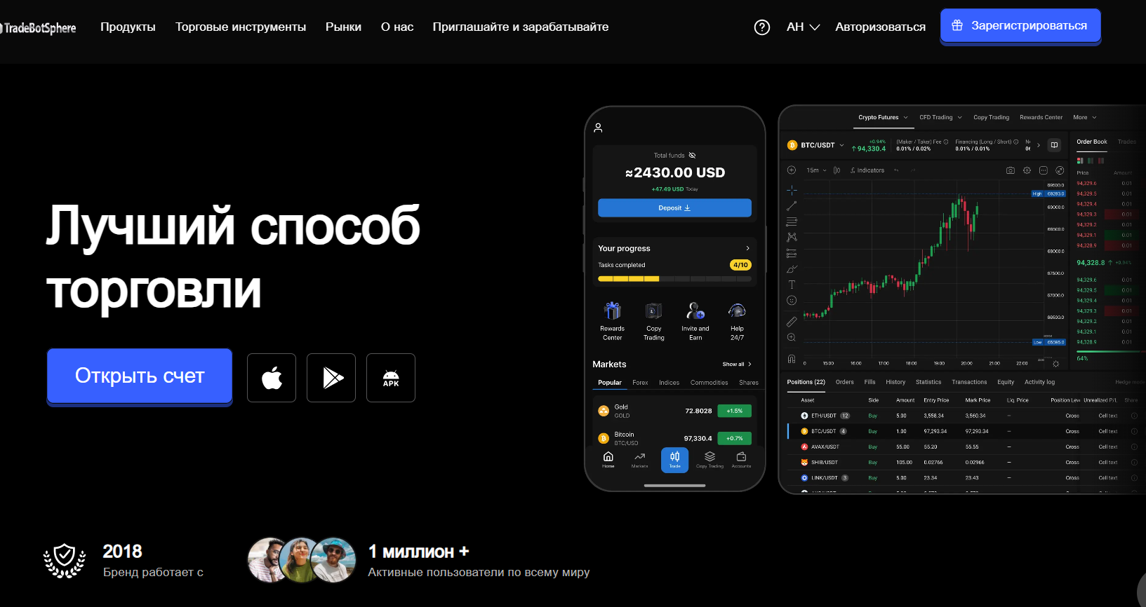 обзор на Trade Bot Sphere