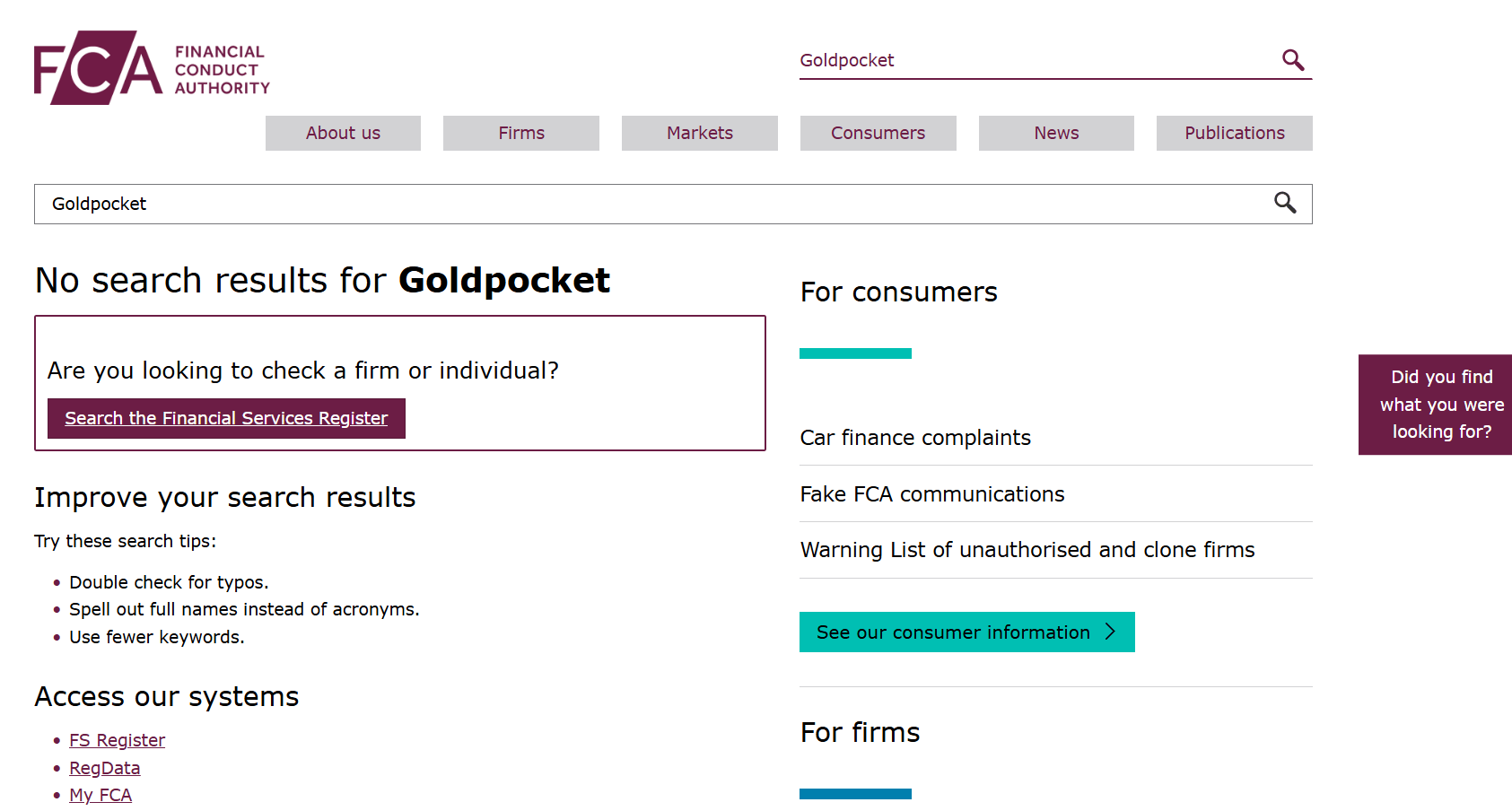Goldpocket информация