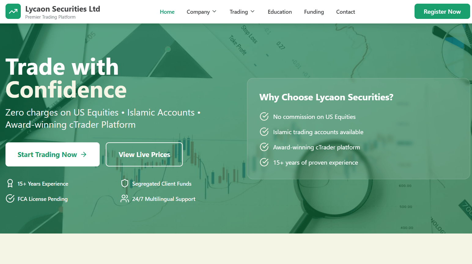 обзор на Lycaon Securities Ltd