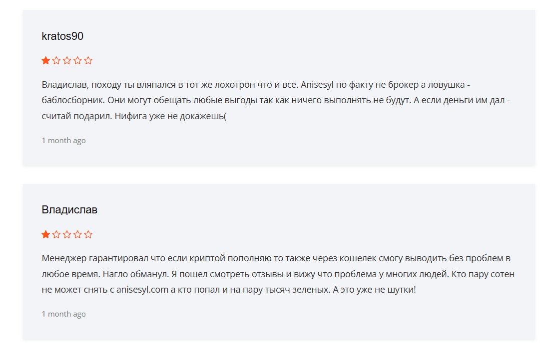 Anisesyl отзывы людей