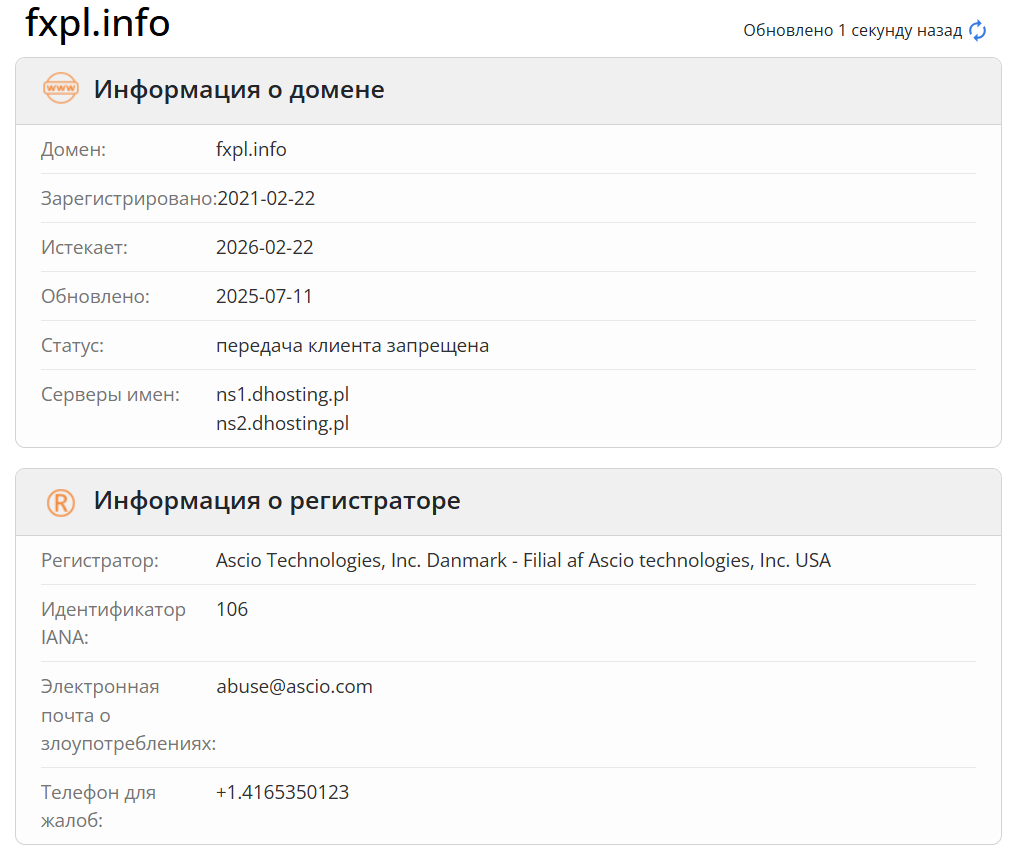 Fenix Group домен