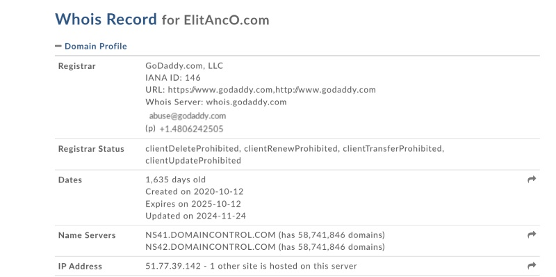 💼 Elitanco — обзор подозрительной платформы | One Consult, Фото № 1 - 1-consult.net
