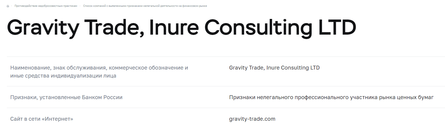 Gravity Trade - какие проблемы есть у этой конторы? , Фото № 9 - 1-consult.net