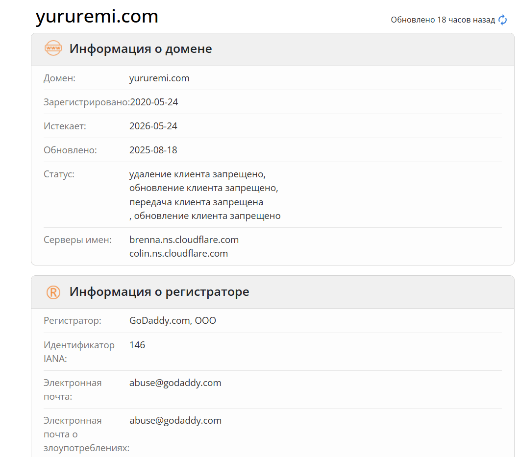 Yururemi — обзор брокера и отзывы об условиях заработка, Фото № 2 Yururemi домен