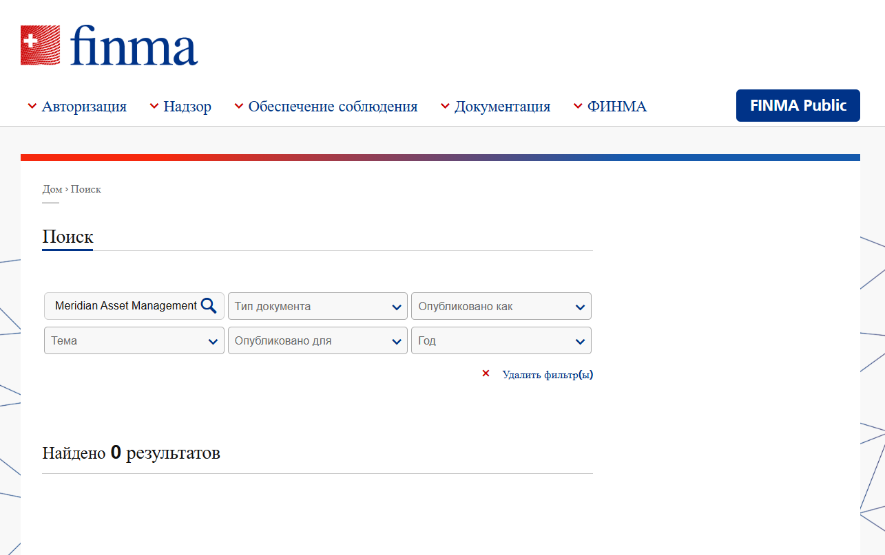 обзор Meridian Asset Management