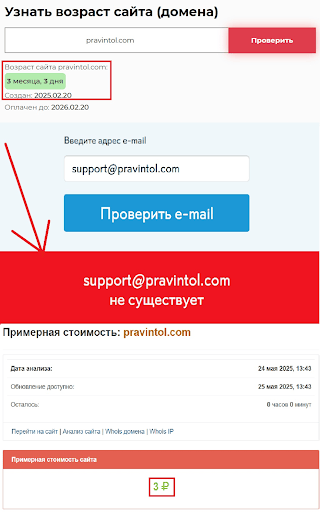 Pravintol обман