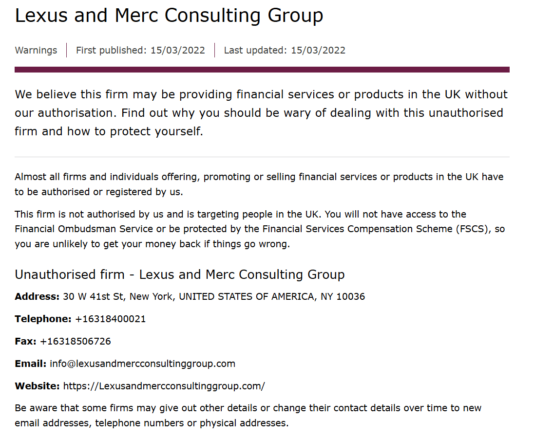 инфо о сайте MERC CONSULTING