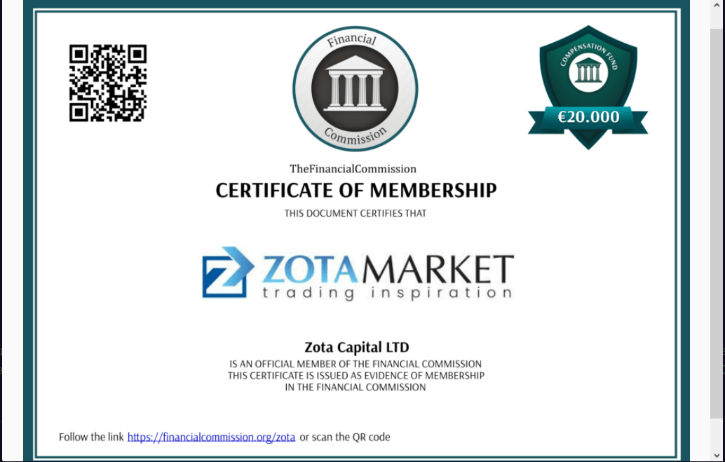 Полный обзор брокера Zota Capital LTD, Фото № 3 - 1-consult.net