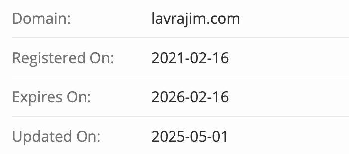домен Lavrajim