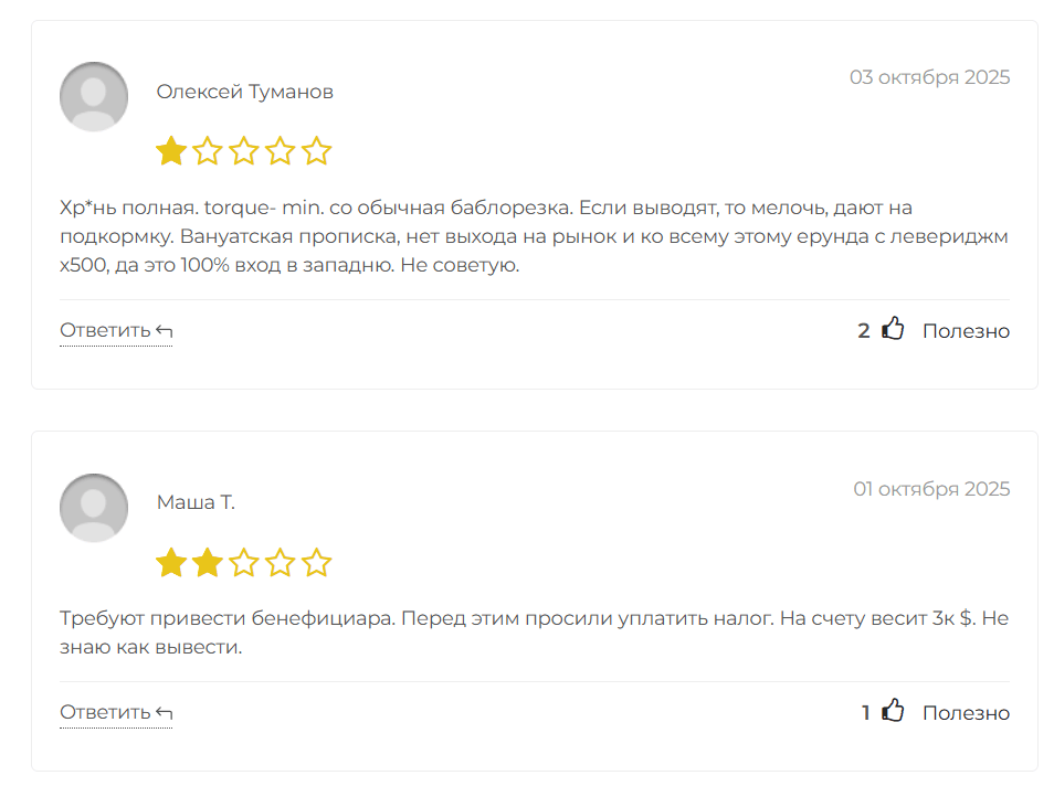Torqumin отзывы
