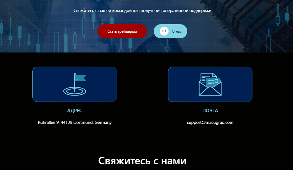 Полный обзор брокера Macugrad, Фото № 5 - 1-consult.net