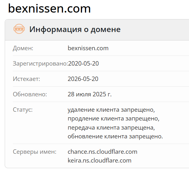Bexnissen — обзор платформы, отзывы клиентов и проверка брокера, Фото № 1 Bexnissen домен