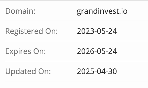 домен GrandInvest
