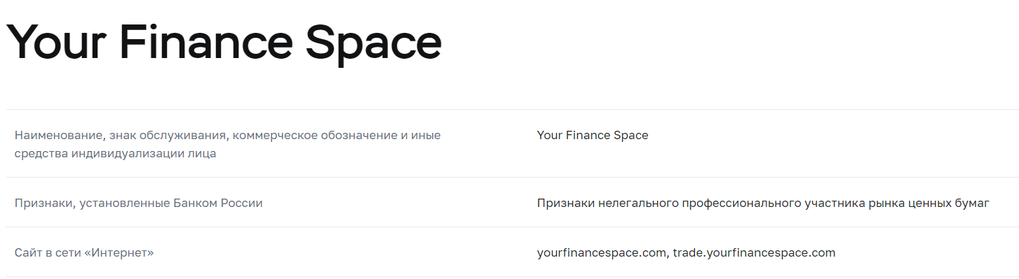 Your Finance Space - что происходит в этой фирме?, Фото № 8 - 1-consult.net