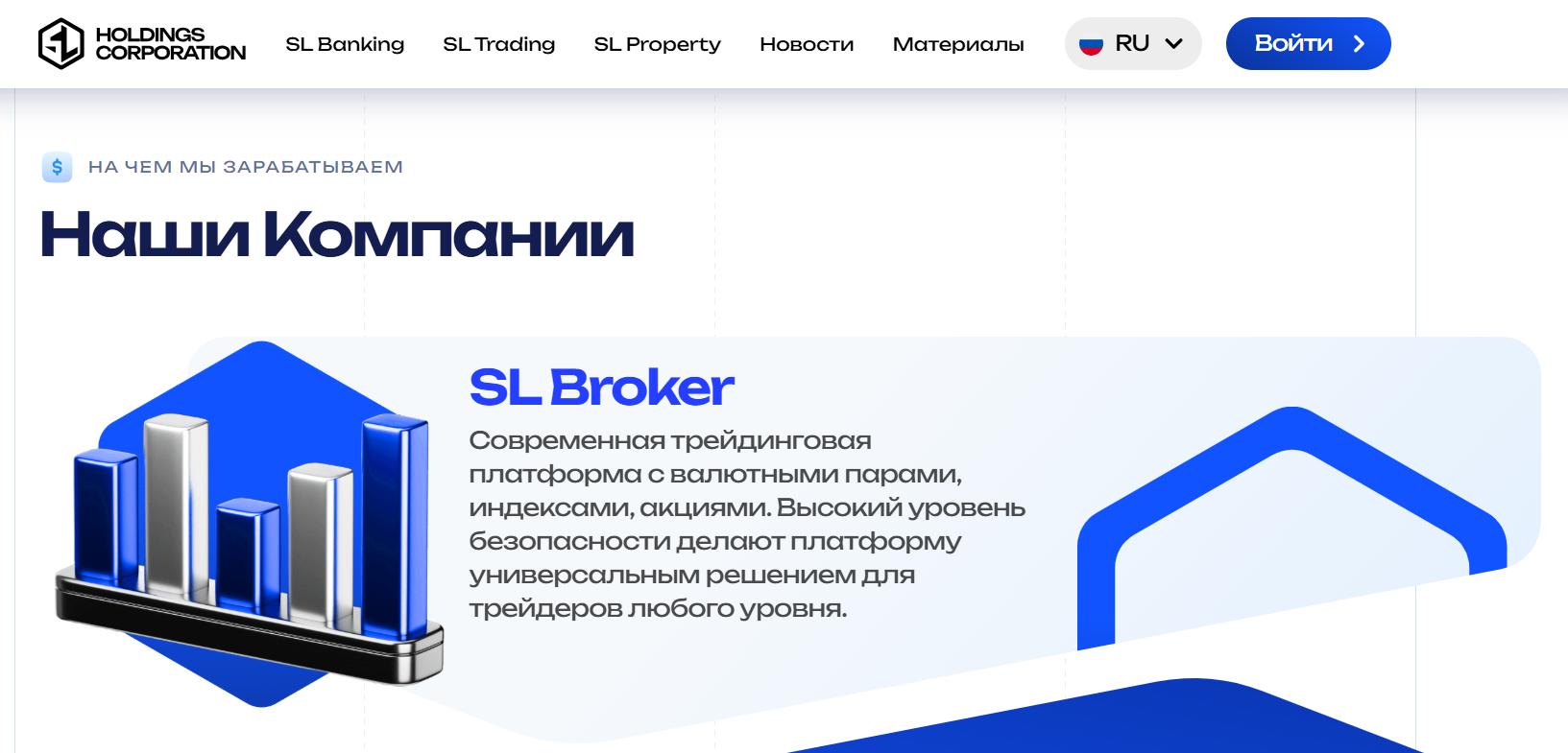 информация о SL Holdings Corporation