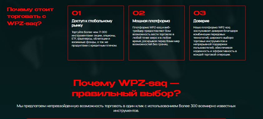 Полный обзор брокера WPZ-saq, Фото № 1 - 1-consult.net